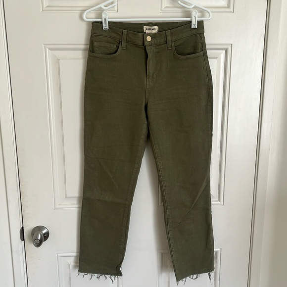 L'agence Green Straight Leg Pants - Picture 2 of 7